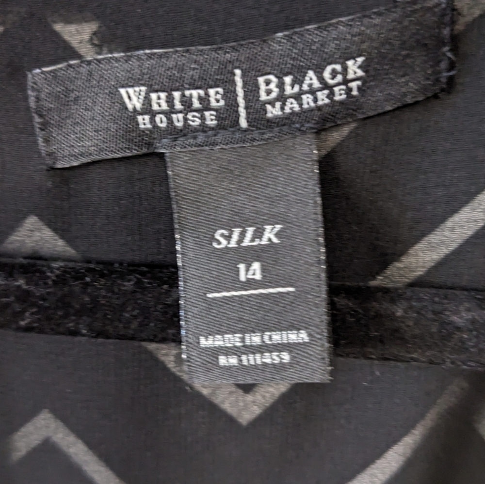 Silk Chevron Flirty Dress - Picture 8 of 12